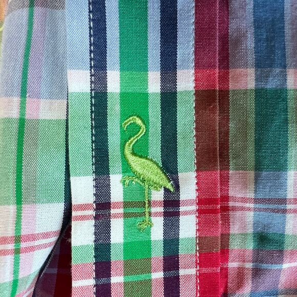 NWT TailorByrd Men’s 3XLT Shirt Multicolor Plaid Long Sleeve Button Big & Tall - Picture 4 of 10
